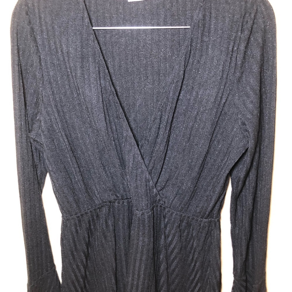 SHOWPO THE NEXT STEP MINI DRESS - LONG SLEEVE DRESS IN BLACK Size 10 - Picture 3 of 9